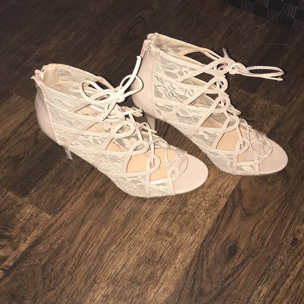 Lauren Conrad Lace Heels